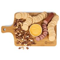 Festive Feast Bamboo Wood Charcuterie Cutting Board Set