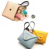 PU Coin Purse with Handle - Purses, Bags