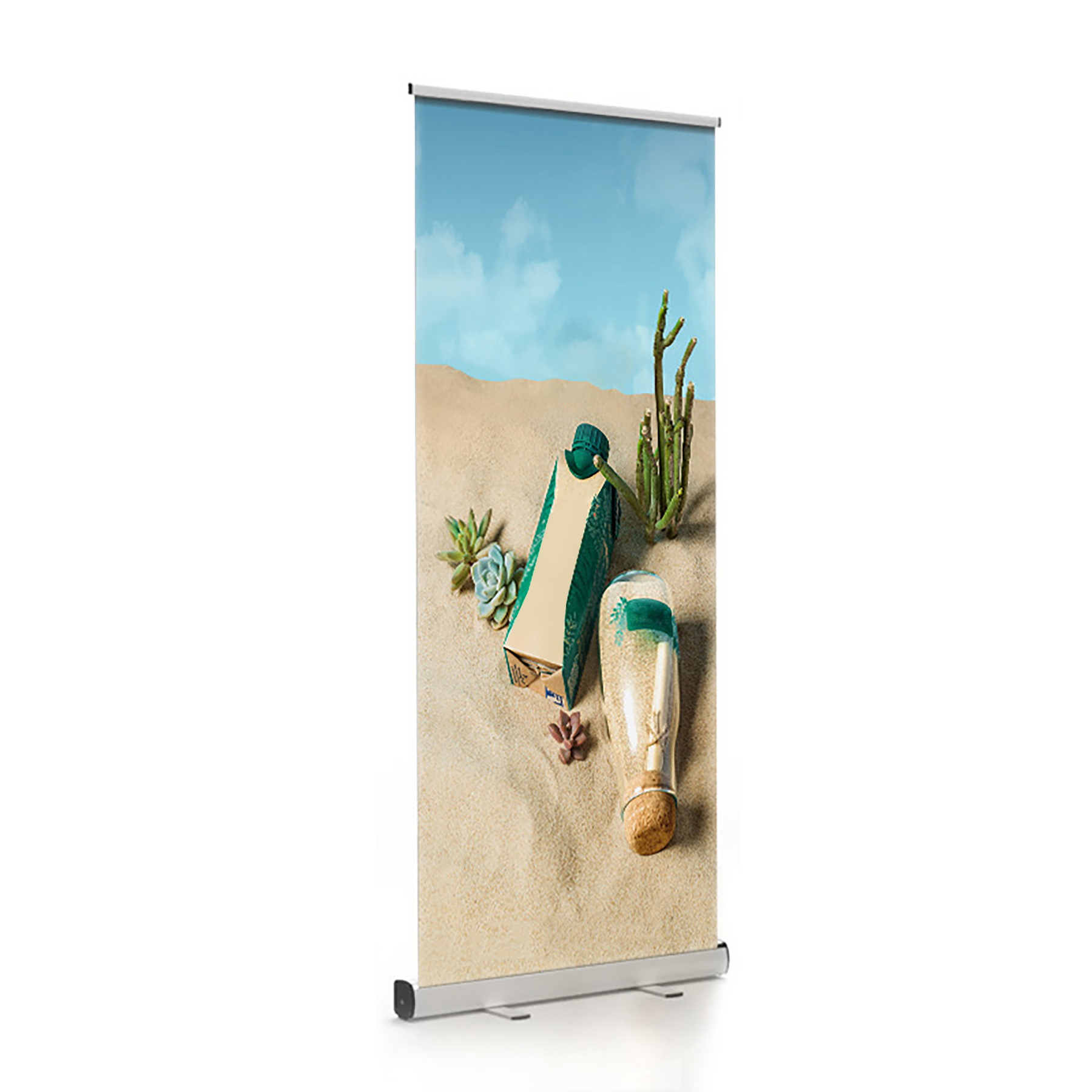 Custom Retractable Banner with Stand for Advertising, Stores, Trade Show, Events - Banners, Displays