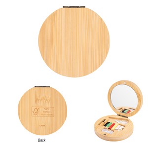Bamboo Sewing Kit With Mirror