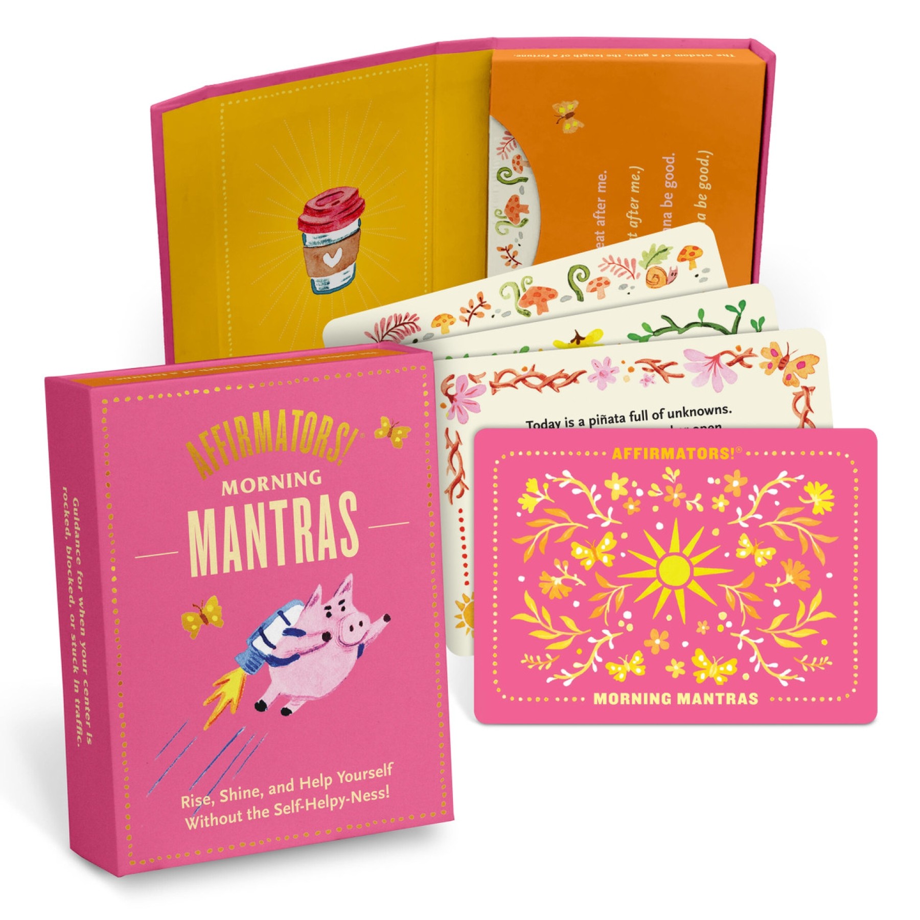 Affirmators! Mantras Morning Day Affirmation Cards Deck (30 Cards) - Books