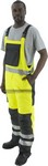 Majestic 75-2357 Hi-Viz Waterproof Bib Overall w Insulation, ANSI E