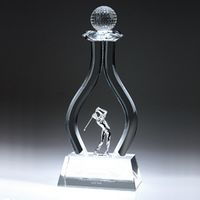 Crystal Crown Golf Award - Trophies