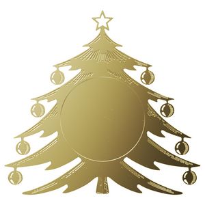 Vibraprint® Tree Holiday Ornament (3")