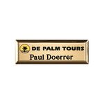 New York Executive Metal Name Badge (Standard Size 1" x 3")
