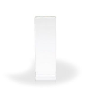 Alexis Clear Crystal Column, Large - UV Printed