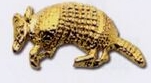 Stock Western Motifs Lapel Pins (Armadillo) - Pins