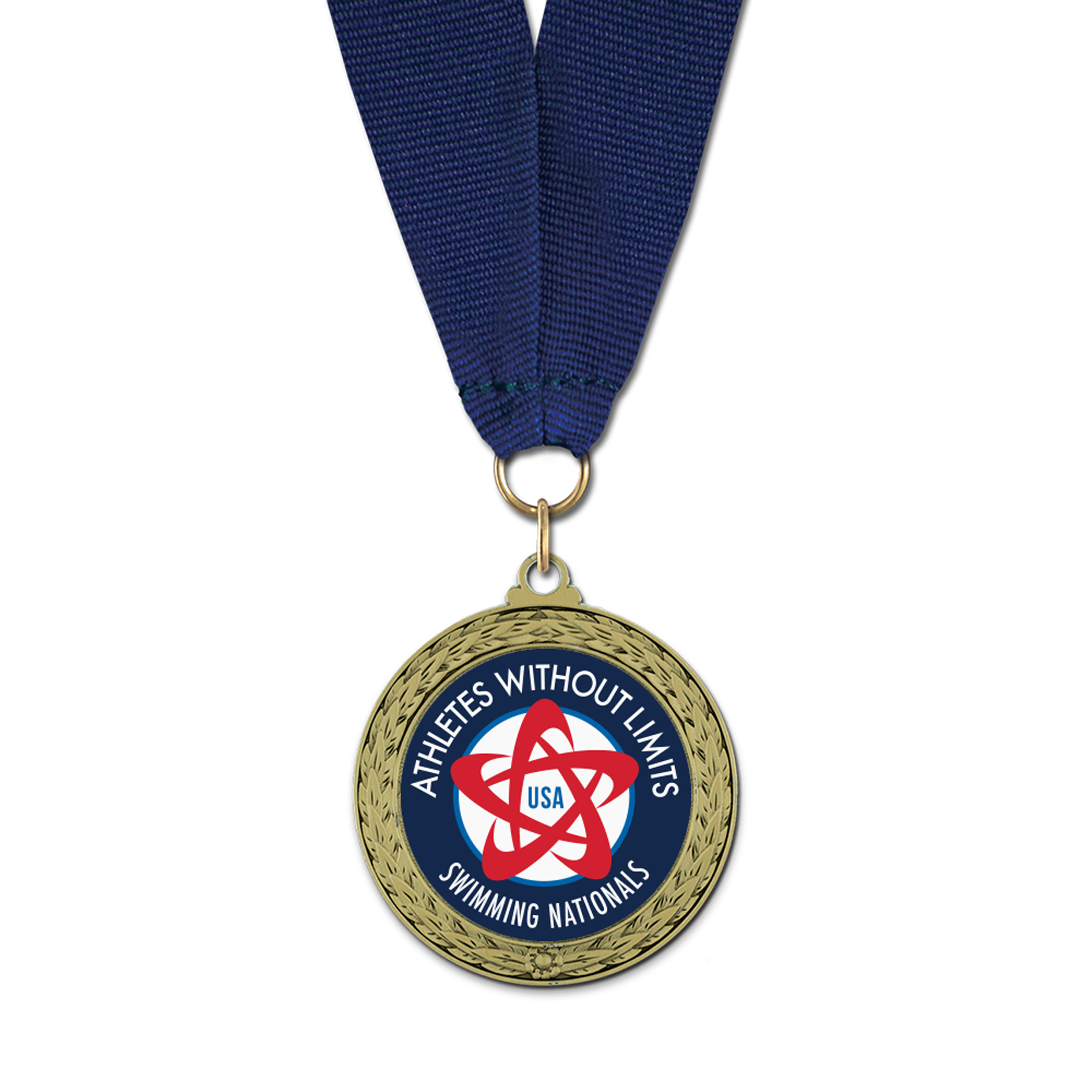 LFL Full Color Medal w/Grosgrain Neck Ribbon (1¾") - Medals, Ribbons