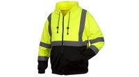 Pyramex Lumen-X Class 3 Hi-Vis Full Zip Sweatshirt - Hoodies, Shirts