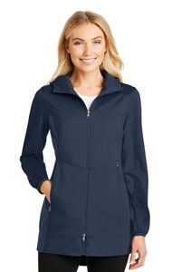 Port Authority® Women's Active Hooded Soft Shell Jacket.