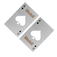 Ace Bottle Opener w/Key Ring - Openers, Key Chains / Rings
