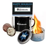 Promo Revolution - 16 Oz. Camping Mug with Portable Campfire & Milk Mega Hot Chocolate Bomb