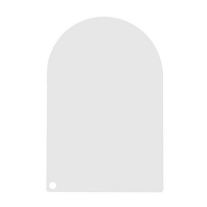 Acrylic Award - Arch Rectangle 7"