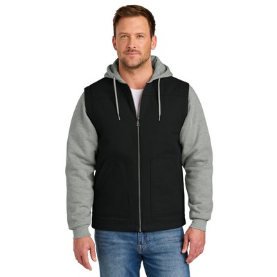 CornerStone® Duck Fleece Full-Zip Hooded Jacket