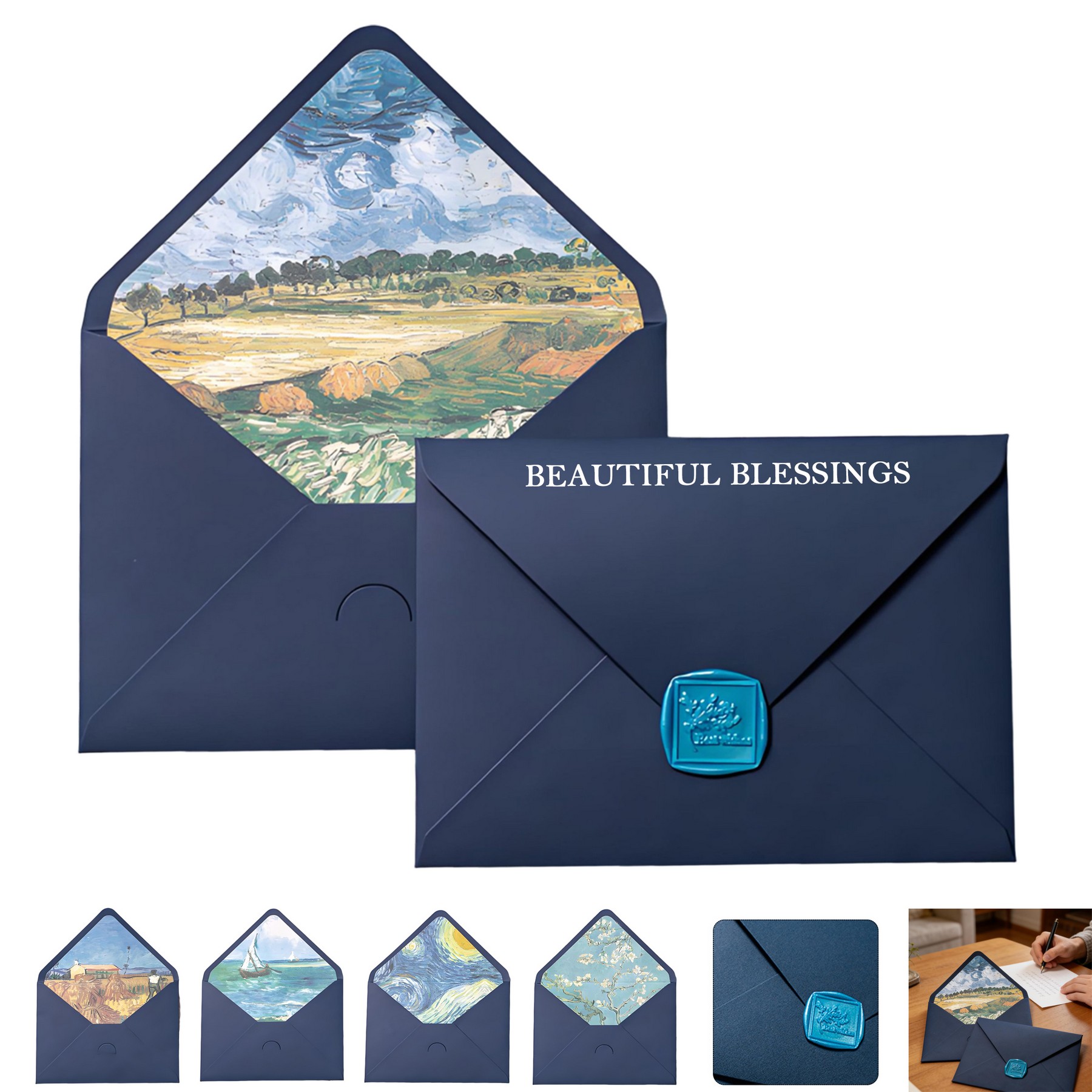 Premium Cardstock Greeting Cards with Inner Lining - Cards, Displays