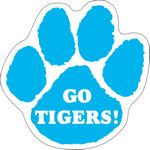 Paw Print 4 Color Process Magnetic Sign (11 1/2"x 11 1/2")