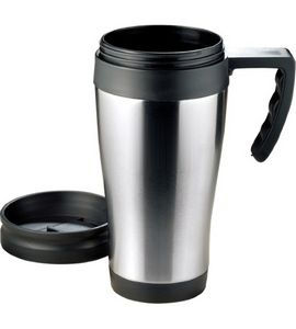 Tray w/Mugs and Caramel Popcorn