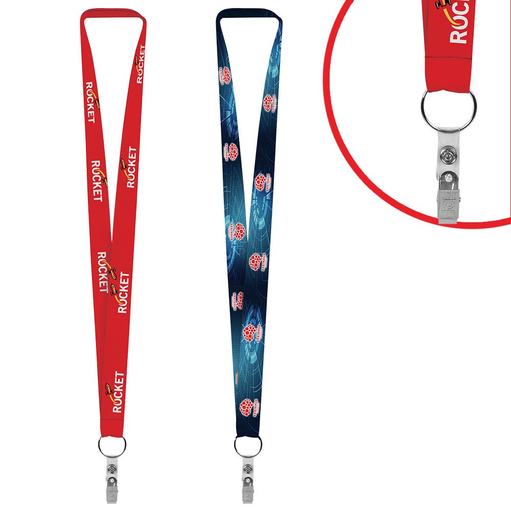 1" Sublimation Printing (QuickShip) 18-24 Days - Lanyards