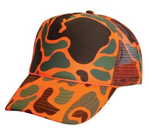 Nissun 5 Panel Neon Camouflage Camo Cap - Caps