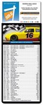 Magna-Card Business Card Magnet - NASCAR Racing Schedule (3.5x9)