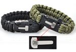 Outdoor Multifuntional Survival Bracelets w/Fire-stone