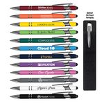 Liqui-Mark® iWriter® Exec - Stylus & Soft Touch Rubberized Metal Ballpoint Pen (Black Ink)