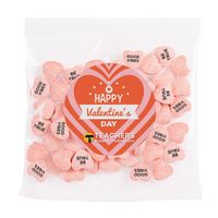 2 Oz. Handfuls - Imprinted Conversation Hearts
