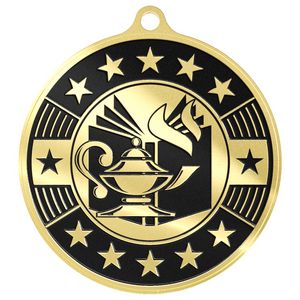 Book & Lamp Simucast Medallions