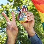 American Made Peace Fingers Can Cooler