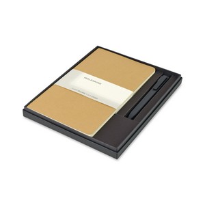 Moleskine® Large Cahier and GO Pen Gift Set - Kraft