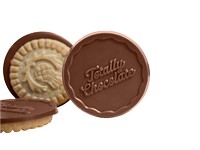 Decadent Shortbread Cookie with Custom Engraved Chocolate (2.75 in.)