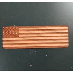 American Flag Hardwood Bookmarks - FLG05-04A