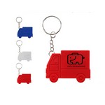 Plastic Mini Truck Shape Tape Measure Keychain
