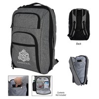 Heathered Rfid Laptop Backpack & Briefcase