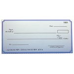Custom Premium Big Checks 18 X 36"