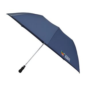 Elements 58" Recycled Auto Open Travel Folding Umbrella - Navy