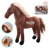 Standing Plush Horse Toy - Stuffed Animals, Toys