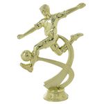 Male Soccer Player Trophy Figure