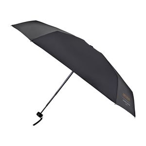 Elements 39" Recycled Manual Mini Folding Umbrella - Black