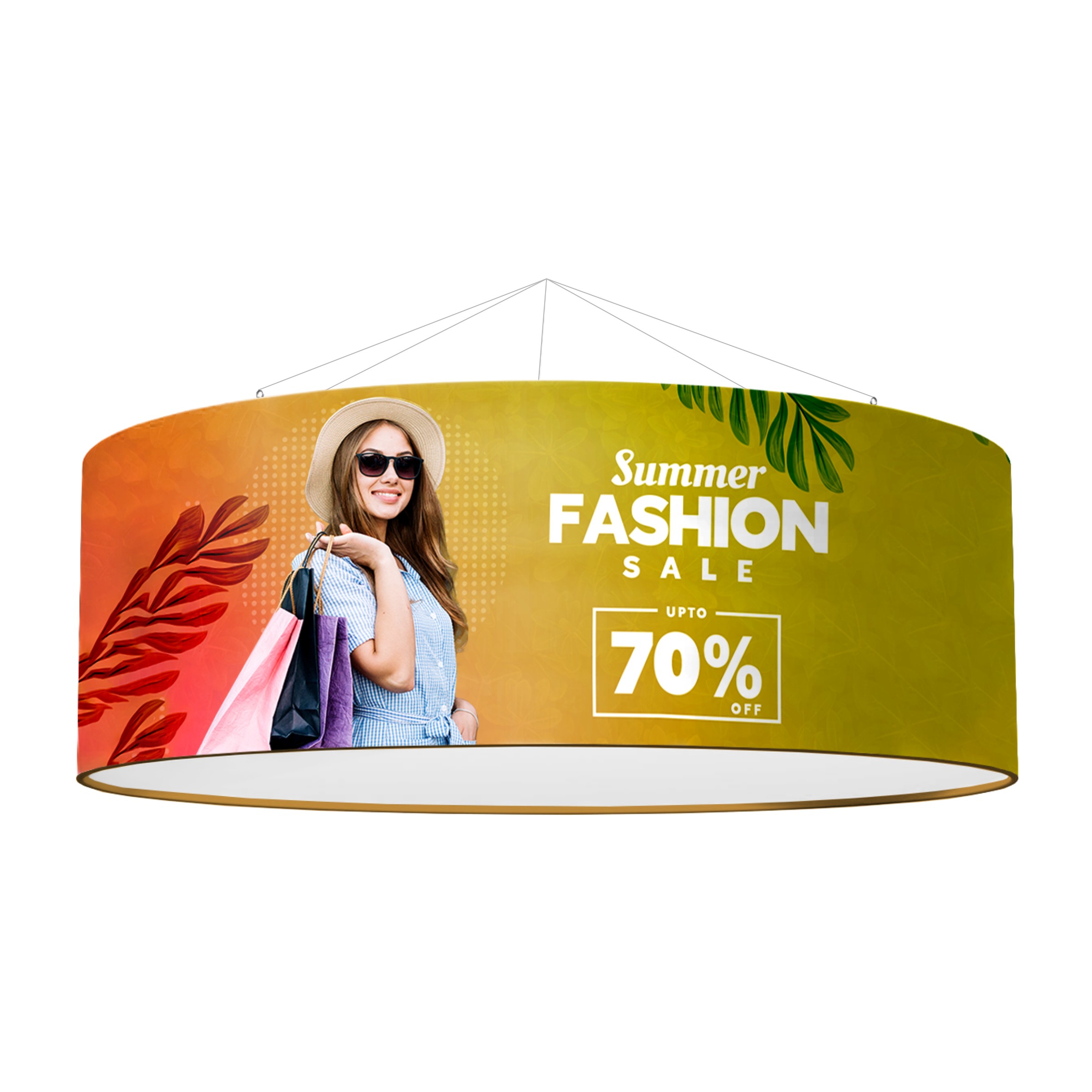 8' Circular Hanging Banner Kit - Single sided - Banners