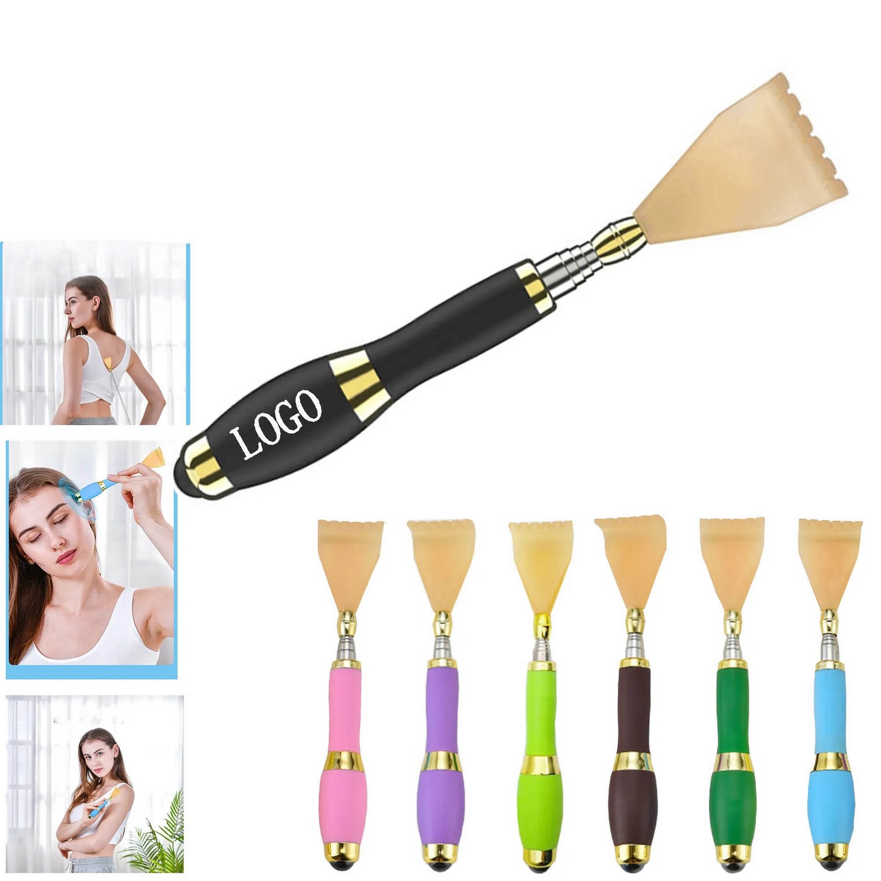 Stainless Steel Telescopic Back Scratcher - Scrapers