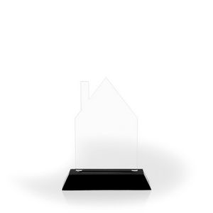 Homestead Award with Black Wood Base, Large - Engraved