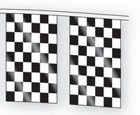 1218R1 Economy Race Style Flag Line - 60' - Flags, Pennants