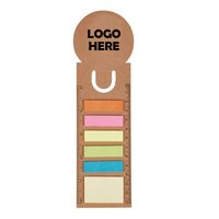 Eco Ruler Printed 5-color Sticky Flags Notes Booklet - Sticky Notes, Memo Pad & Paper Holders