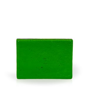 Congo Emerald Horizontal Wedge Recycled Glass Award, 4"