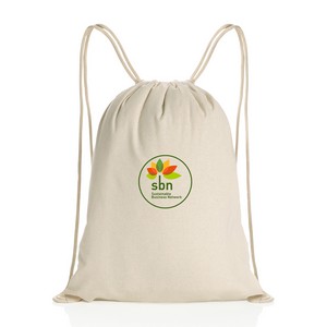 Impact AWARE™ Recycled Cotton Cinchpack 145g - Off White