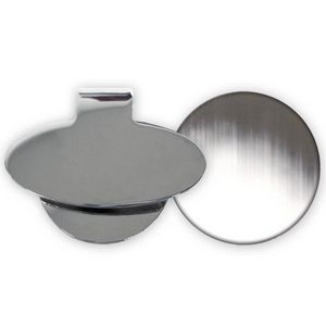 Silver Vibraprint® Golf Hat Clip w/ Ball Marker