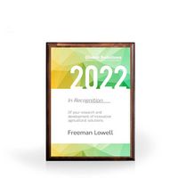 Iconic Full-Color Plaque, 9"x12"