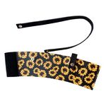 Leather Cup Sleeve with Hook and Loop Fastener