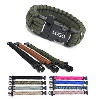 Bracelet With Whistle Buckle - Wristbands